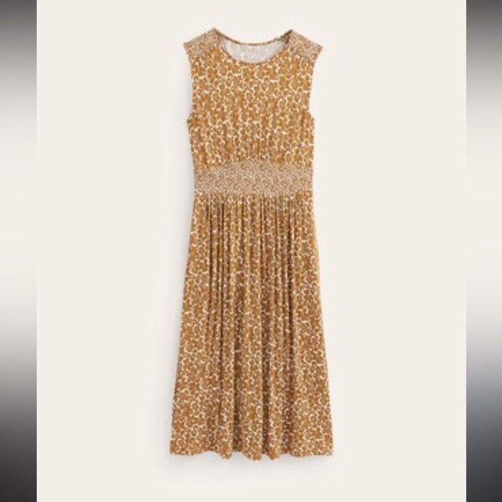 Boden Thea Sleeveless Midi Dress - Picture 2 of 9